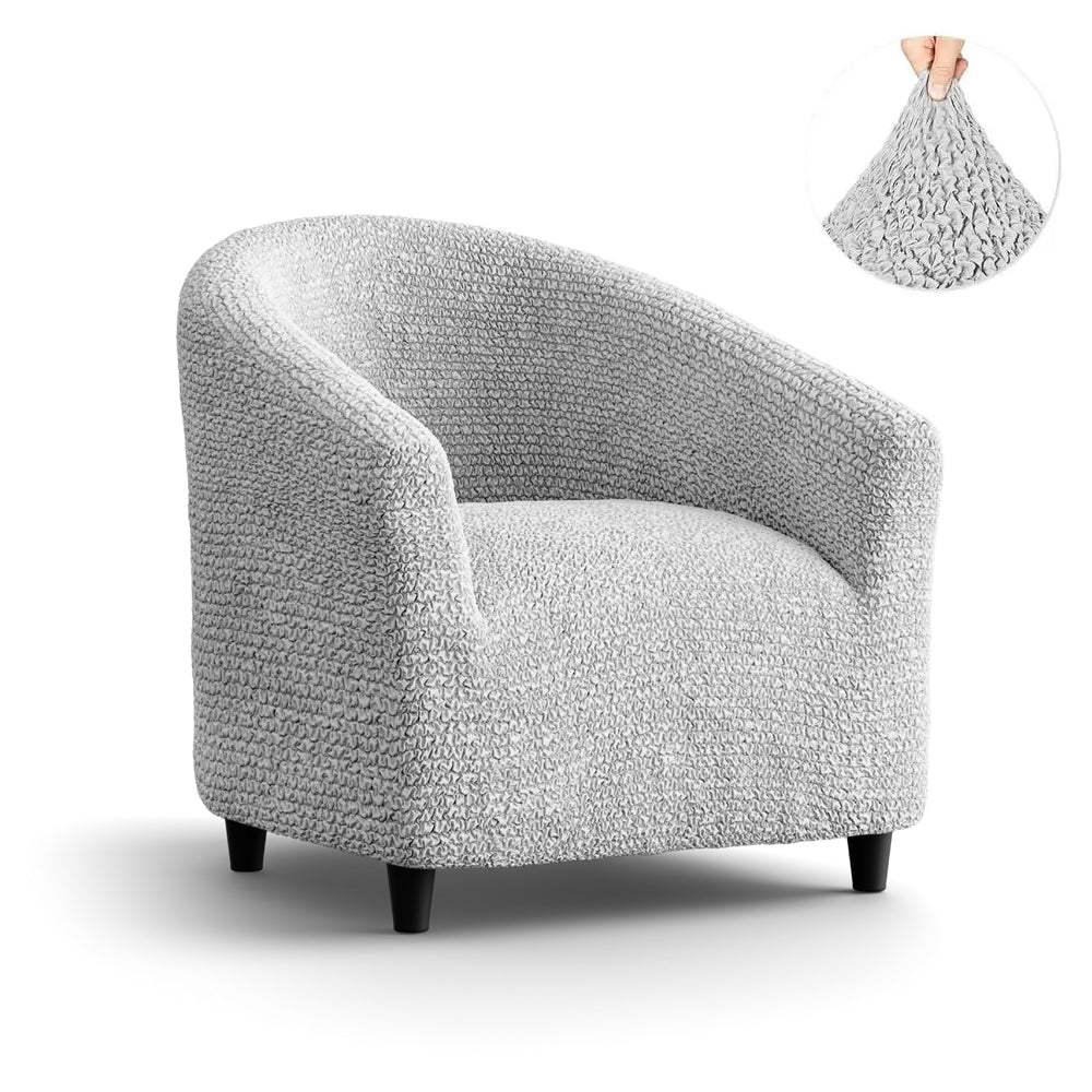 Tub Chair Cover - Pearl, Microfibra